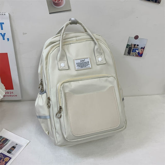 Korean Large Capacity Canvas Backpack