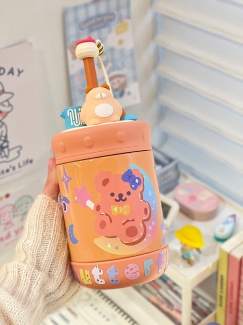 Cute Bear Hot Drink Cup 370ml