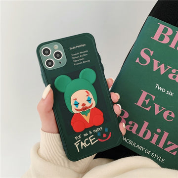 Cartoon Clown Green iPhone Case