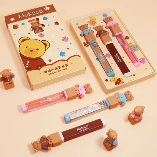 Cute Bear Beauty Set 3Pcs