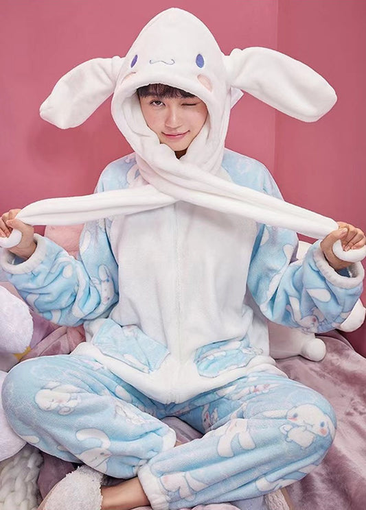 Kawaii Cinnamoroll Inspired button front Pajama set