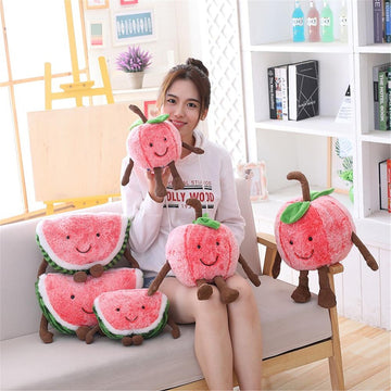 Kawaii Cherry Plush Pillow