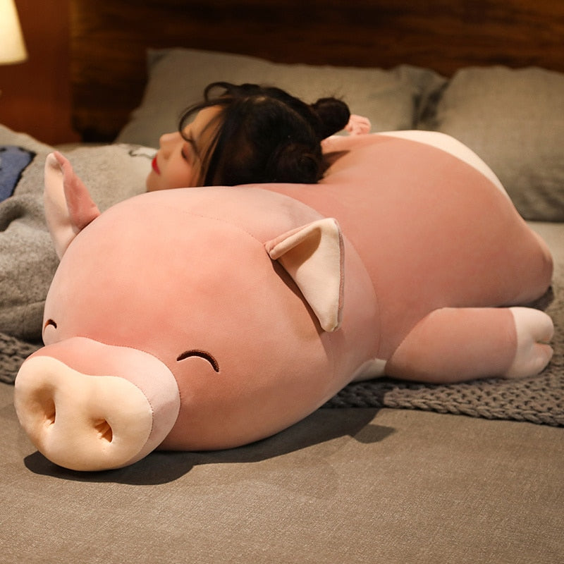 Poppy the Pink Jumbo Pig Plushie Toys