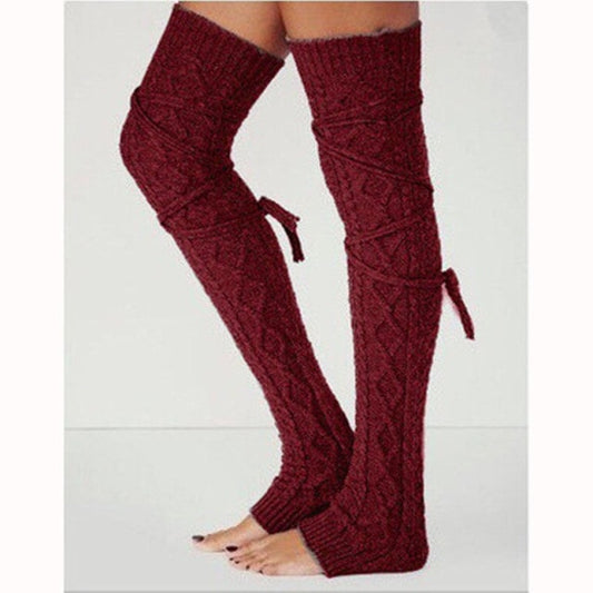 Japanese Lolita Over Knee Knit Socks
