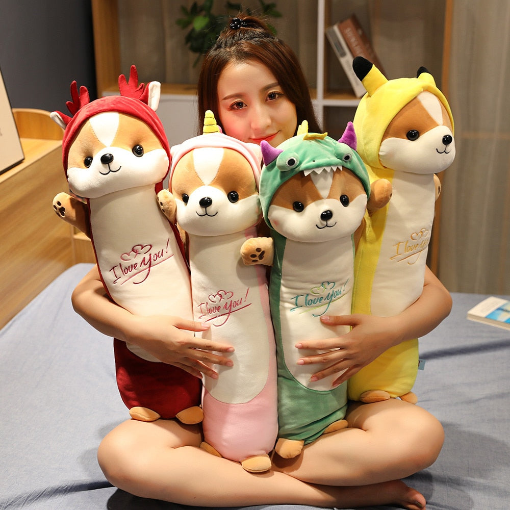 Squirrel Long Pillow Plush Toys