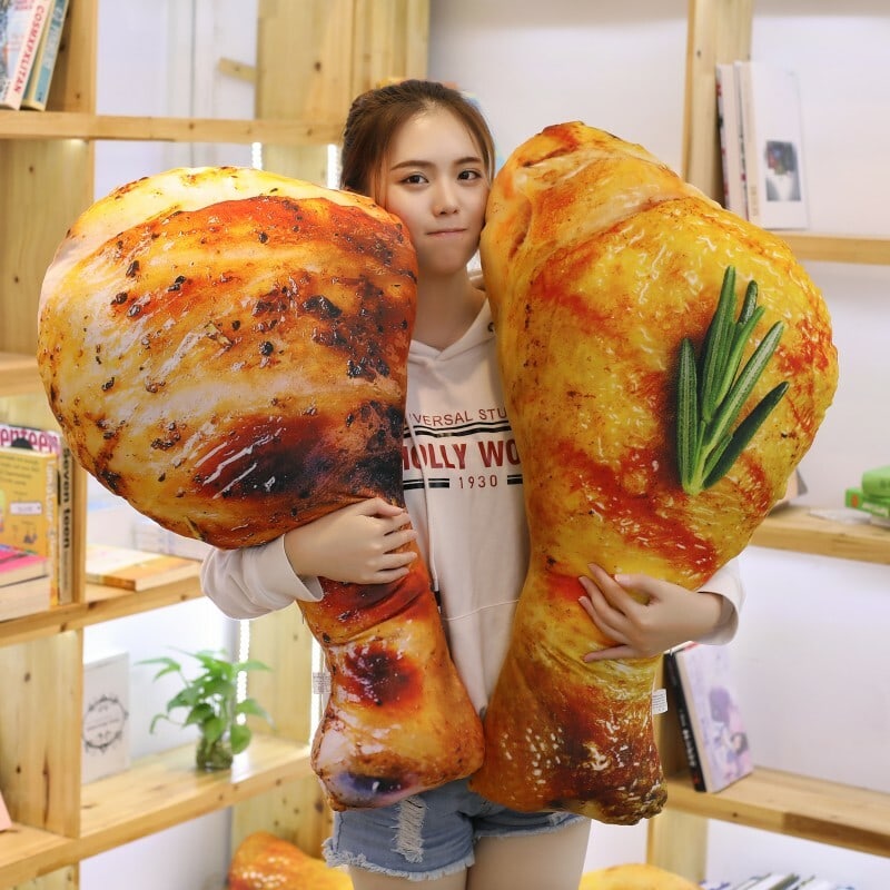 Cute Chicken leg Pillow Plush Toy