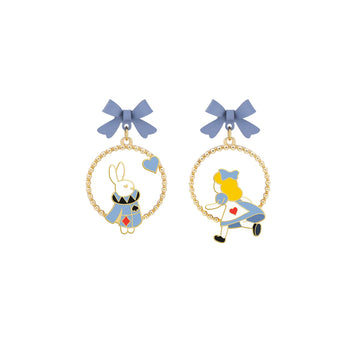 Alice on the Run Princess Earrings