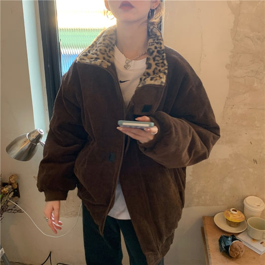 Leopard Patchwork Jacket