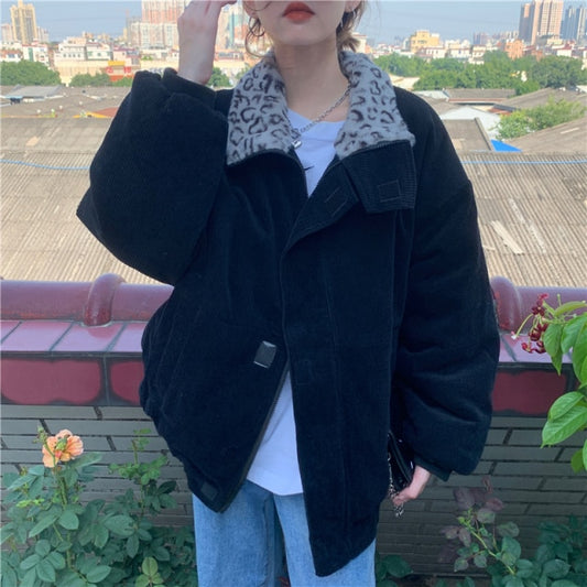 Leopard Patchwork Jacket