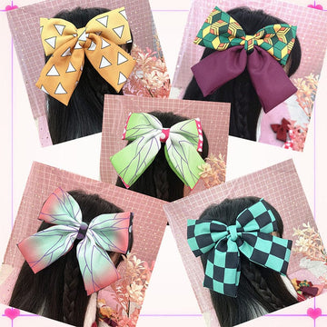 Anime Hair Bow Clips