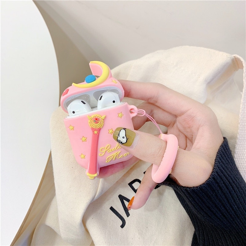 Anime Moon Airpods Pro Case.