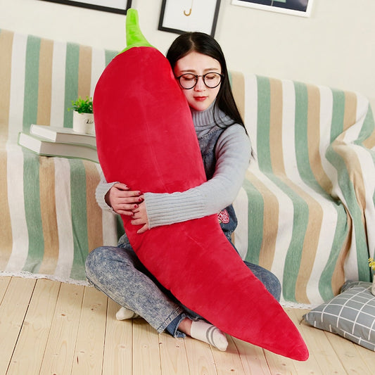 Simulation Red Chili Plush Toy