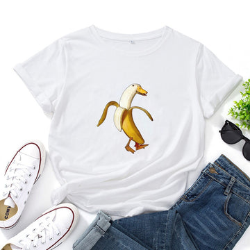 Kawaii Banana Duck T-shirt