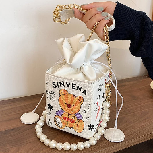 Kawaii Bear Theme Crossbody Bag