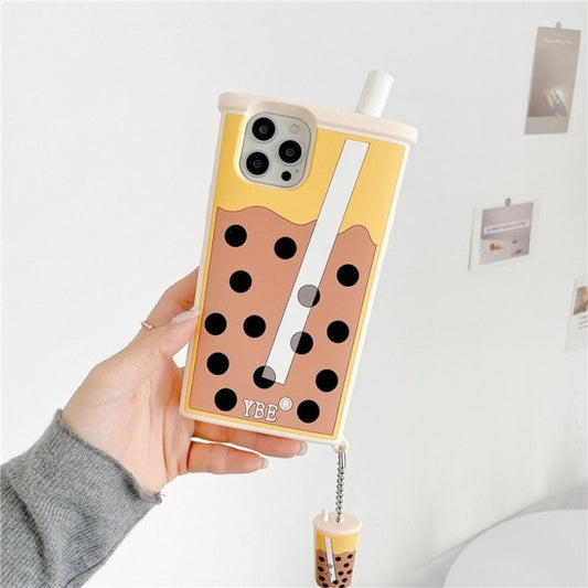 Kawaii 3D Bubble Tea iPhone Case