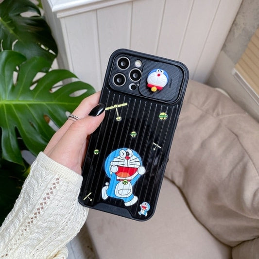 Cartoon Bear Camera Lens Protect iPhone Case