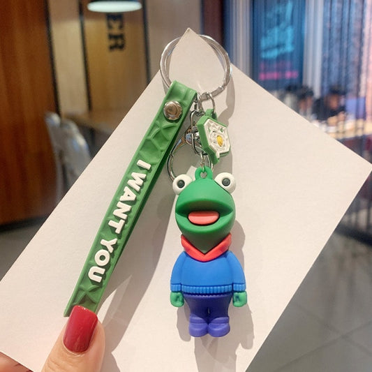 Cute Baby Frog Keychain