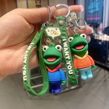 Cute Baby Frog Keychain