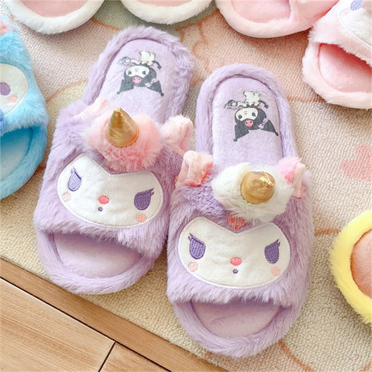 Kawaii Unicorn Slippers