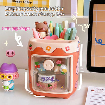 Kawaii Cartoon Pencil Holder