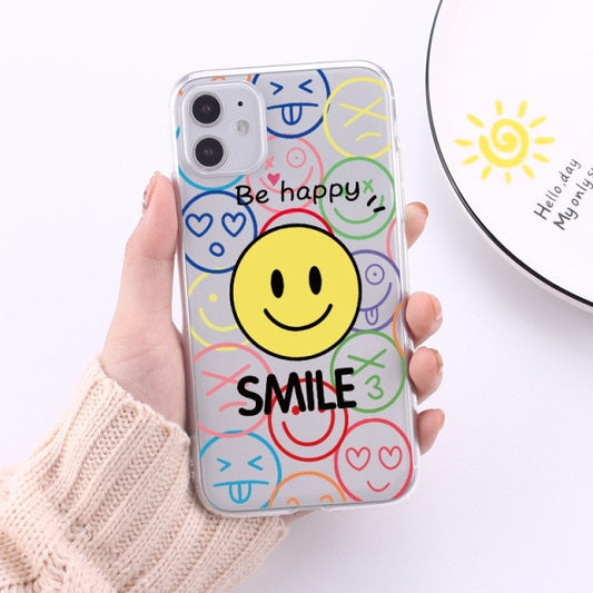 Cute Cartoon Smiley  iPhone Cases