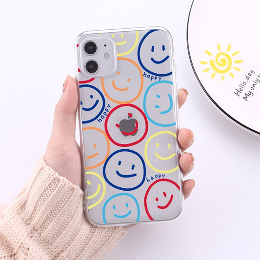 Cute Cartoon Smiley  iPhone Cases