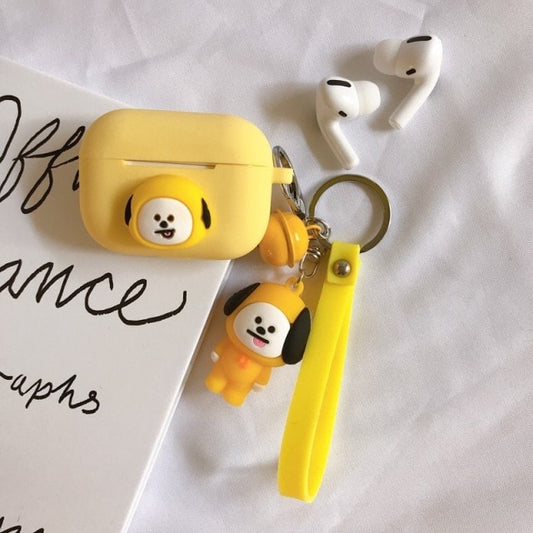 Kawaii BTS Mascots Airpods Case