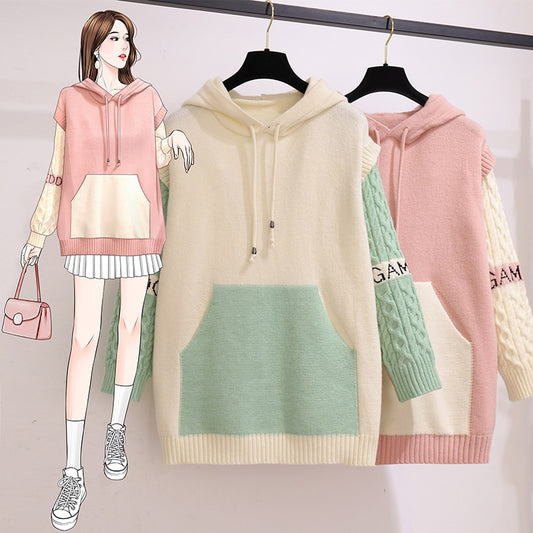 Korean Style Doll Collar Falbala Hoodie