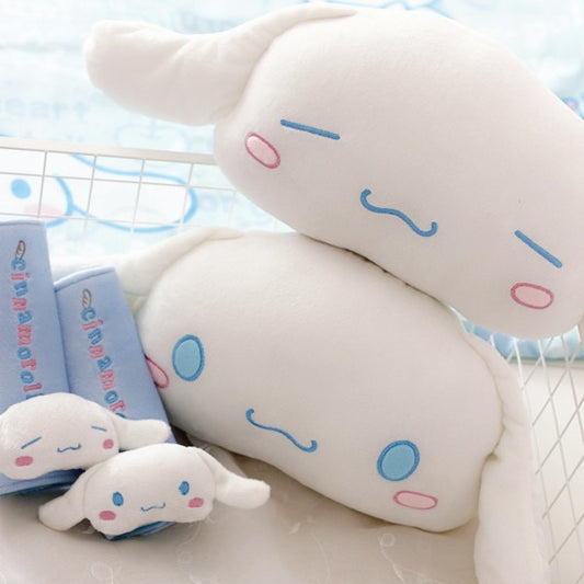 Cinnamoroll Inspired Car Neck Headrest Pillows Seatbelt Cover