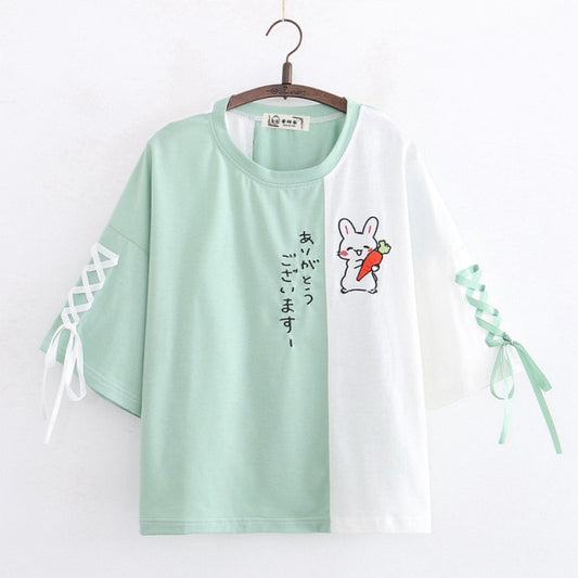 College Style Rabbit T-Shirt