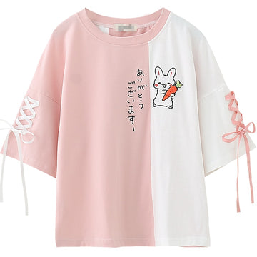 College Style Rabbit T-Shirt