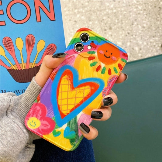 Cute Cartoon Graffiti iPhone cases