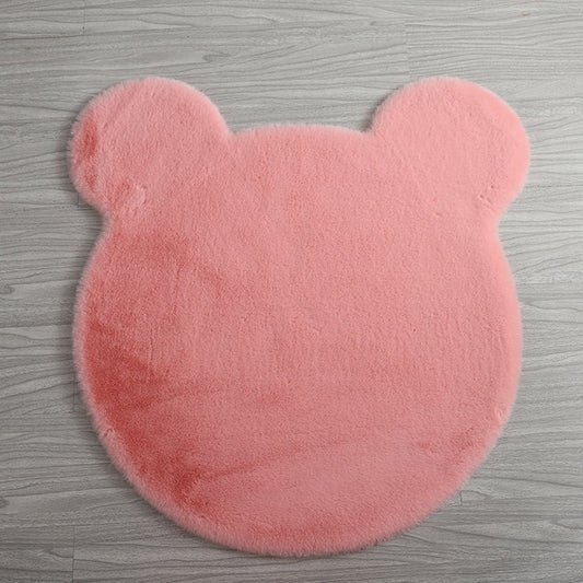 Cute Bear Head Super Soft Rug Mat