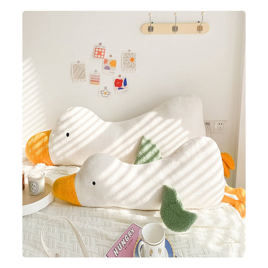 Cute Big White Goose Sleeping Pillow