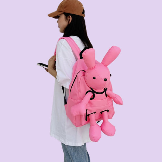 Cute Bunny Doll Backpack