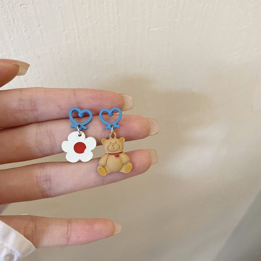 Sweet Cute Cartoon Animal Earrings