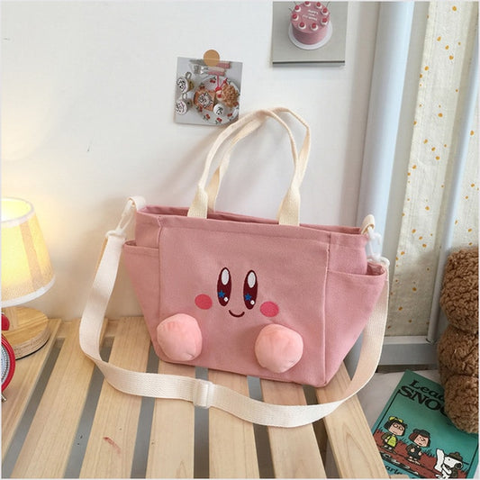 Kawaii Kirby Cinnamoroll Canvas bag