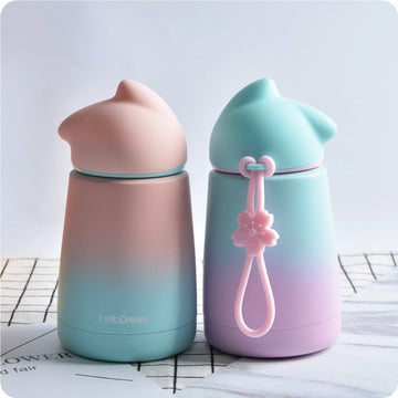 Cute Cat Vacuum Flask