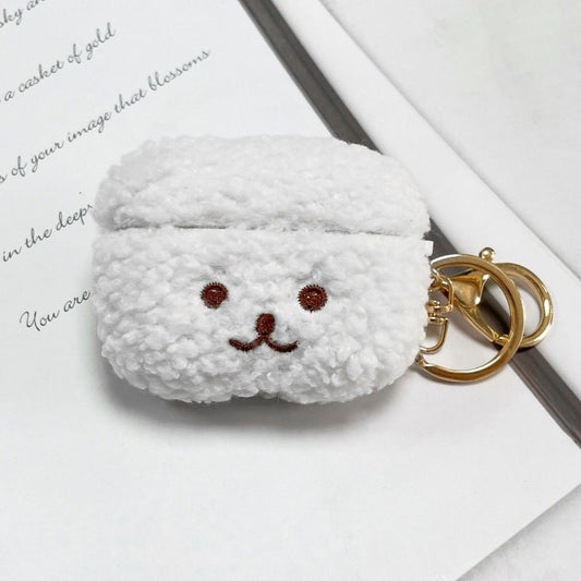 Cute Fluffy Bear Airpods Cases