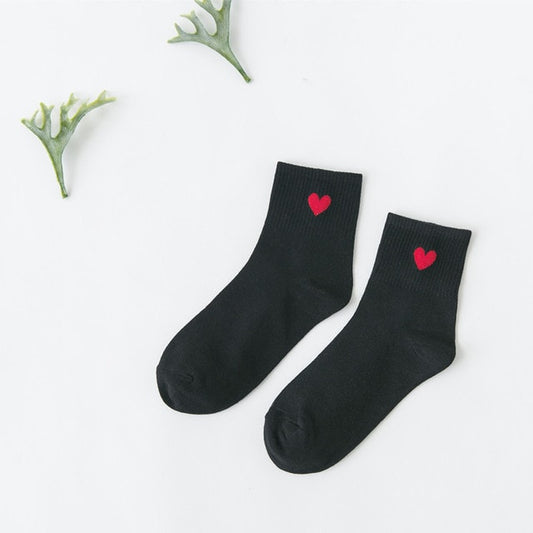 Cute Heart Long Socks