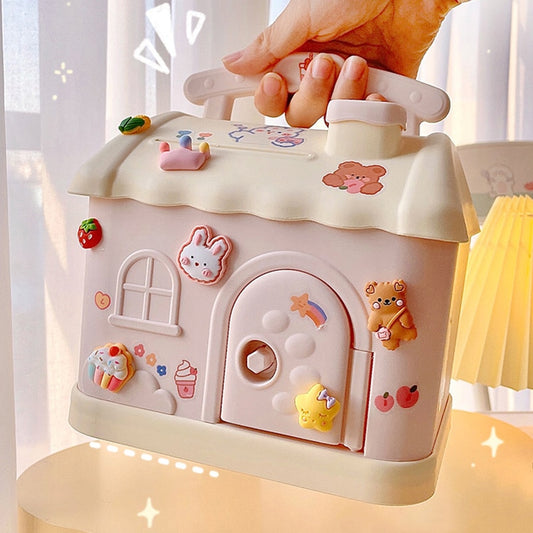 Kawaii Cute House Piggy Bank