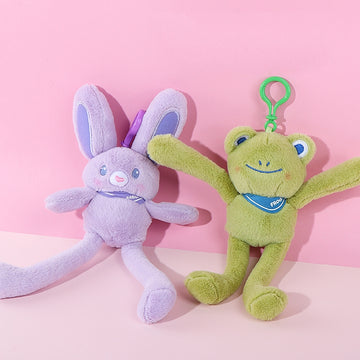 Cute Little Frog Little Rabbit Doll Keychain Pendant