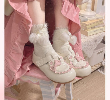 Cute Lolita Big Head Doll Shoes