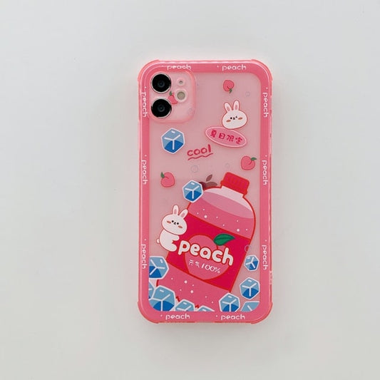 Cute Cartoon Bear Lemon iPhone Cases