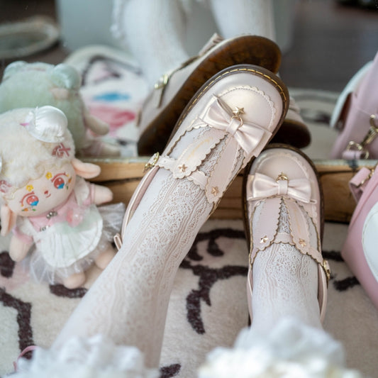 Cute and Sweet Retro Round Toe Lolita Shoes