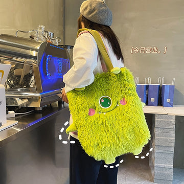 Cute Little Monster Plush Shoulder Bag