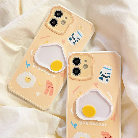 Cute Diamond Frame Egg iPhone Cases