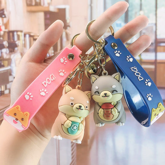 Cute Cartoon Dog Keychain