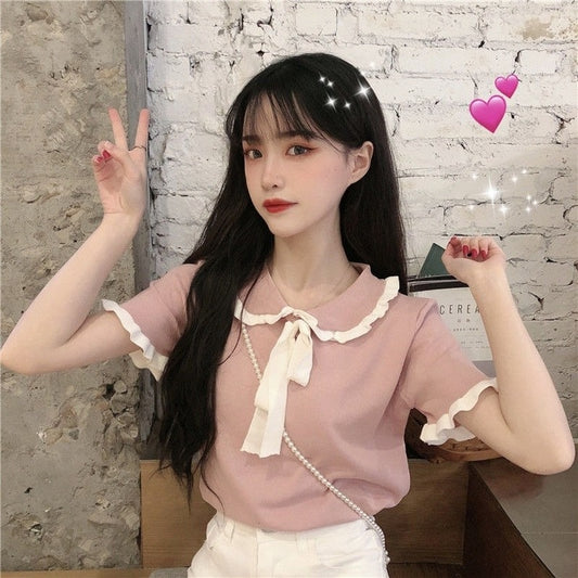 Harajuku Peter Pan Collar Shirt