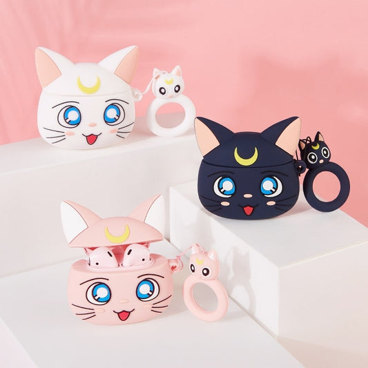 Kawaii Anime Cat AirPods Case